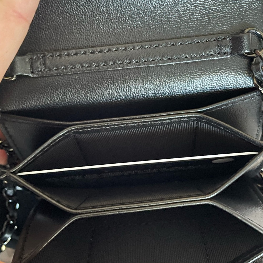 NEW Chanel So Black Mini Woc Cardholder 21B Bag - Picture 4 of 15